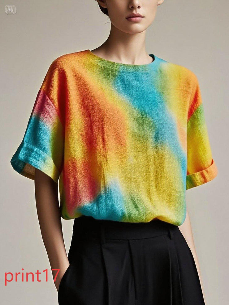 Fitted print20 Patchwork Cotton Tank Summer
