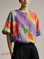 Fitted print20 Patchwork Cotton Tank Summer