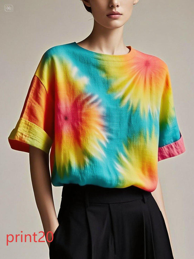 Fitted print20 Patchwork Cotton Tank Summer