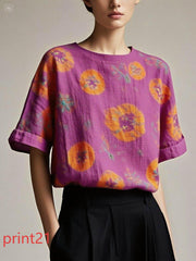 Fitted print22 Patchwork Cotton Tank Summer