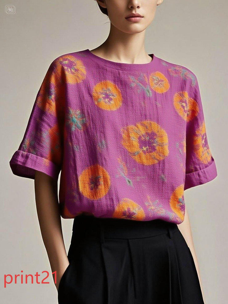 Fitted print22 Patchwork Cotton Tank Summer