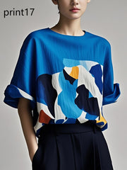 Fitted print11 Patchwork Cotton Tank Summer