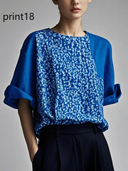 Fitted print11 Patchwork Cotton Tank Summer