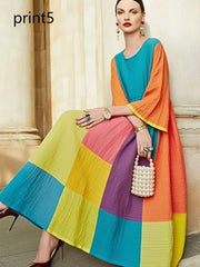 Luxy Print1 Hooded Silk Two Pieces Set Dresses