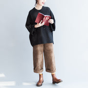 2025 autumn cotton sweaters oversize o neck batwing sleevele knitted sweaters