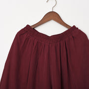 2025 long silk pants wide leg pants draping high waist trousers