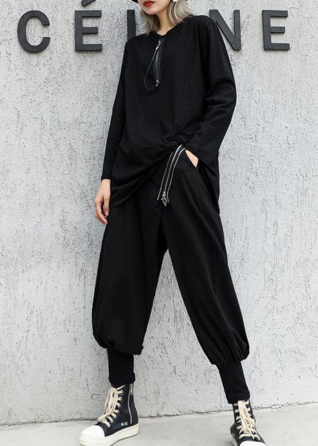 2019 fall new high waist pants loose casual women harem pants - SooLinen