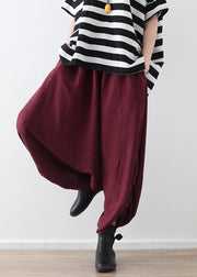 2025 summer new original design women's loose large hanging wide leg pants