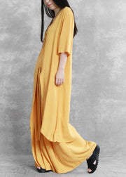 2021 summer new irregular long shirt draped casual two-piece suit - SooLinen