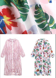 2021 New Summer Long Fashion Print Loose Sunscreen Clothing - SooLinen