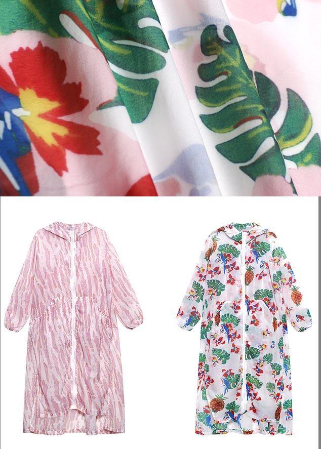 2021 New Summer Long Fashion Print Loose Sunscreen Clothing - SooLinen