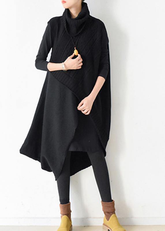 2021 Fall New Knit Stitched Dress Two Piece Set - SooLinen