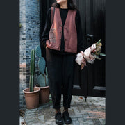 Aesthetic Green Casual V Neck Button Down Sweaters - SooLinen