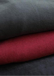 Beautiful Red Clothes For Women O Neck False Two Pieces Silhouette Spring Blouse - SooLinen