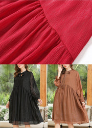 Boutique Black Chiffon Rivet Summer Long Dresses - SooLinen