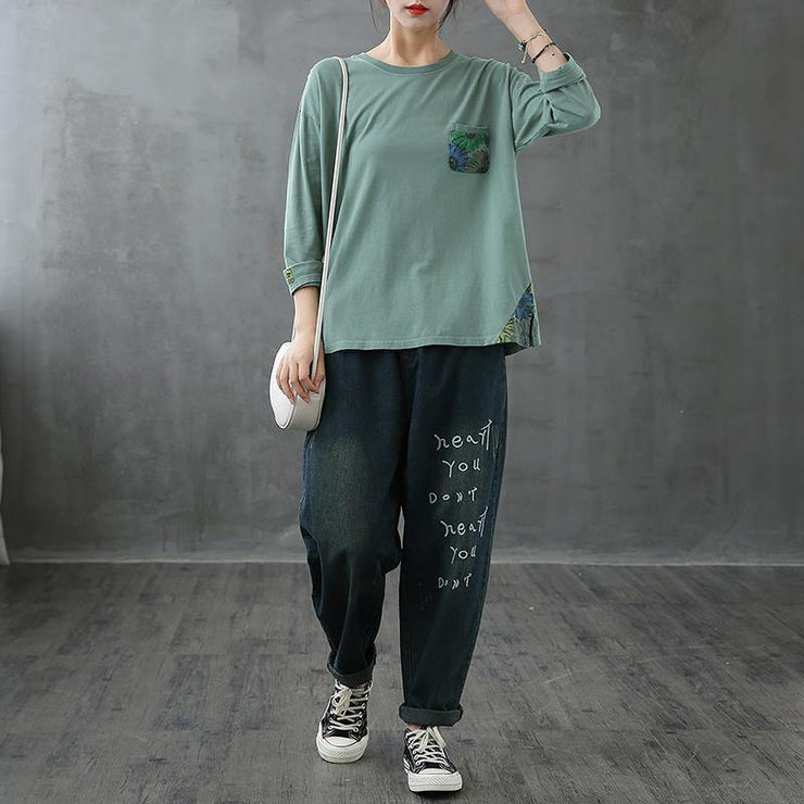 Casual jeans children elastic waist new autumn loose pants - SooLinen