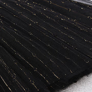 Elegant Black A Line tulle Sequins Skirts Summer
