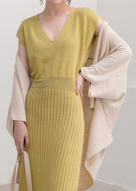Feine nudefarbene Pullover, lässige Strickblusen mit drei Viertelärmeln, Strickjackenbluse 2018