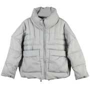 Handmade Mulberry zippered Pockets Winter  Jackets Long sleeve