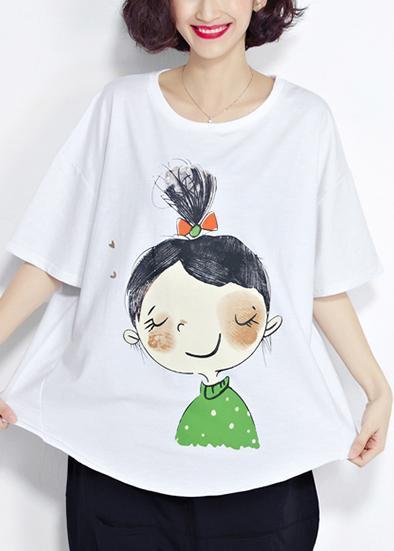 Modern o neck short sleeve cotton clothes For Women 2025 Tunic Tops white box blouses Summer