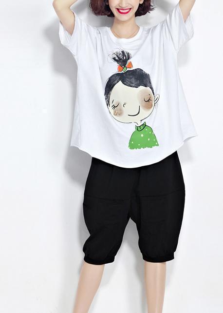 Modern o neck short sleeve cotton clothes For Women 2025 Tunic Tops white box blouses Summer