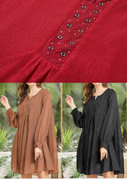 Plus Size Black Elegant Chiffon Summer Holiday Dress - SooLinen