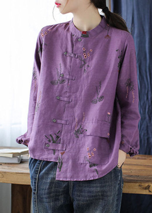 Yellow Pockets Linen Shirt Top Asymmetrical Long Sleeve