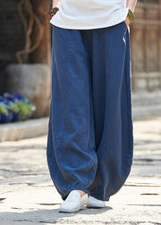 Spring cotton linen women retro ramie wild trousers women's bloomers - SooLinen