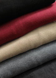 Unique O Neck Patchwork Spring Clothes For Women Fabrics Gray Blouse - SooLinen