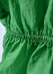 Women cotton Shirts Pakistani Green Summer Thin Sunlight Proof Coat - SooLinen