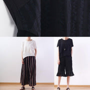 Women o neck Batwing Sleeve cotton clothes For Women Cotton white tops - SooLinen