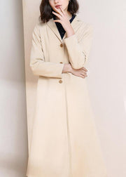 Fine spring coats women blouses nude Plus Size Clothing coat - SooLinen