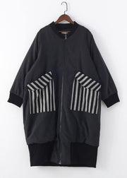 winter new original design jacket loose thick padded coat - SooLinen
